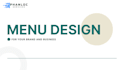 design professional menus for your cafe or restaurant