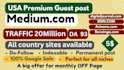 write and publish article on quora,com and medium,com google index