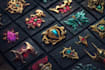 design a fantasy game logo and branding