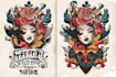 create a custom traditional tattoo style design