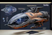 draw a spaceship or vehicle design