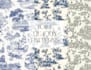 design unique seamless toile de jouy,  pattern for a   seamless textile design