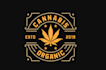 do luxury cannabis mascot logo