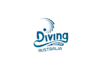 make modern classic diving logo