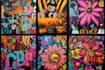 create graffiti pop art canvas designs and murals