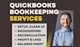 reconcile quickbooks clean up and quickbooks setup bookkeeping