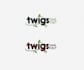 design unique twigs tea bar logo
