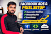 set up fb ads campaign with pixel and conversion tracking