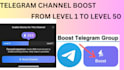 fix telegram ads, fix ads decline boost your telegram channel from level 1 to 50