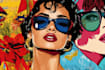 draw in pop art and comics style