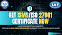 give you verifiable isms iso 27001 certificate