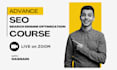 teach advance SEO course live on zoom