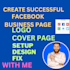 create and setup facebook business page logo cover page