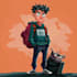 design custom cartoon character, mascot