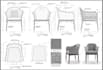 do furniture millwork drawing cnc manufacturing drawing for sofa chair