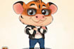 design custom cartoon character, mascot