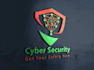 do crypto cyber security and technology logo design