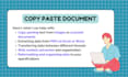 do copy paste document from image, hard copy and more