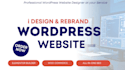 create a responsive wordpress website design or blog