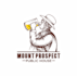 make awesome public house and drink logo