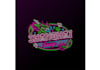 make modern old school vegas cannabis logo