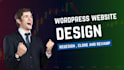 design wordpress website or responsive website and blog website using elementor