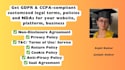 draft privacy policy, terms of use, ndas, saas contracts