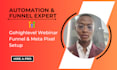 create gohighlevel salesfunnel webinar ghl sales funnel meta pixel automation