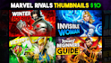 create amazing marvel rivals gaming thumbnail