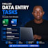do excel data entry, convert pdf to excel, copy paste, typing and web research
