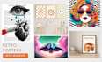 create trendy etsy digital wall art