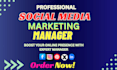 be your dedicated social media marketing manager