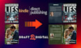 format and convert ebook cover to a paperback cover for draft2digital, kdp