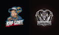 design professional goat sheep mascot logo