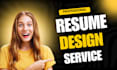 be your designer and cv writing ,resume maker
