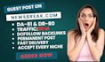 write and publish guest post on newsbreak,com with do follow backlinks