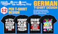 do german tshirt design