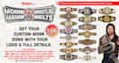 custom champion belt design