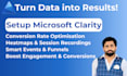 fix or setup microsoft clarity, ga4, conversion rate optimization via GTM