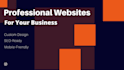build a professional business website
