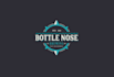 design unique bottle nose brewing logo