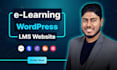 create wordpress lms website with tutor lms or learndash