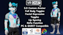 create 3d anthro furry vrchat avatar custom vtuber model fursona vrc character
