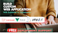 build custom web apps with laravel, vue js, real time features