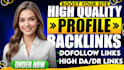 provide profile backlinks high da pa