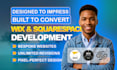 do wix website redesign, squarespace website design,squarespace website redesign