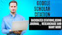 do backdated citation, publish your article, increase google scholar citations