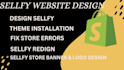 design a professional sellfy website sellfy redesign sellfy landing page design
