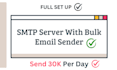 provide you SMTP using postal postfix to send unlimited emails
