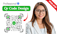 design professional qr code with logo for your business